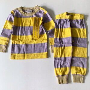 NWT Hanna Andersson kids Long John Pajama Set 2T 2 years